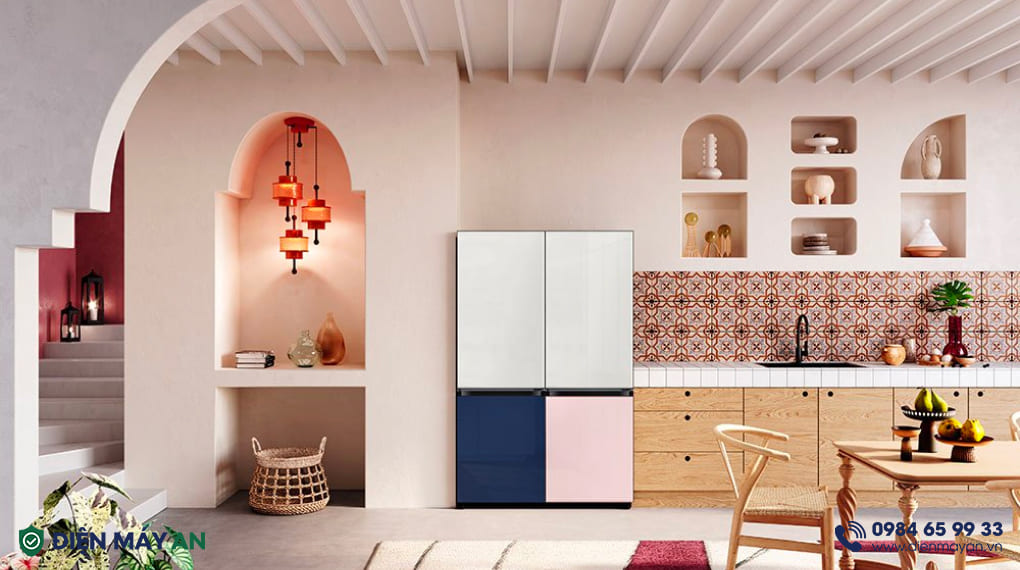 Tủ Lạnh Samsung Inverter 348 Lít Bespoke RT35CB56448CSV